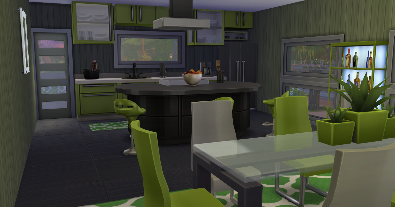 Sims 4 Builds MidMod SplitLevel (Sims 4 House)